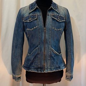 ✨⭐️HOST PICK⭐️✨ DKNY Jean Jacket-Zip Front and Lined